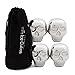 Chill-O Stainless Steel Skull Head Ice Cubes Set of 4 - Whiskey Chillers - Wine Chillers -Beer Chillers
