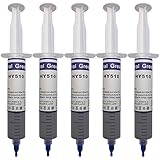 BAY Direct 5-Pack Reusable Thermal Paste (7 Oz/200g), LARGE Syringe Thermal Grease Cool Compound Heatsink Apply to PC/CPU/GPU/LED/VGA. Spatula Included