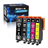 E-Z Ink (TM) Remanufactured Ink Cartridge Replacement for Epson 273XL 273 XL T273XL to use with Expression XP520 XP820 XP620 XP610 XP800 XP810(1 Black 1 Cyan 1 Magenta 1 Yellow 1 Photo Black) 5 Pack