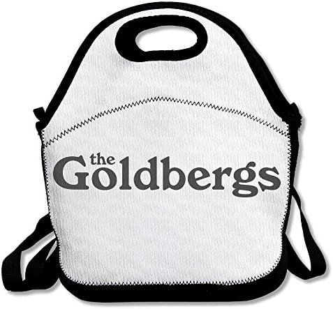 Black Goldberg Unisex Lunch Bag For Woman Man Kid