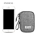 BUBM USB Flash Drive Case (8 -Capacity), Carrying Bag for USB Flash Drives, SD Cards, USB Cables and Other Small Accessories, Gray