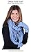 S1-6100-73 Funky Junque Infinity Scarf - Denim (Solid)
