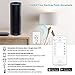 Smart WiFi Wall Outlet,Independently Controllable Top & Bottom Outlets, Works with Alexa Dot Echo Plus Google Assistant IFTTT,Duplex Receptacle,No Hub Required