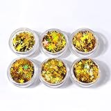 Vincent&July Star Shaped Dazzling 3D Nail Sticker Colorful DIY Nail Art Decoration