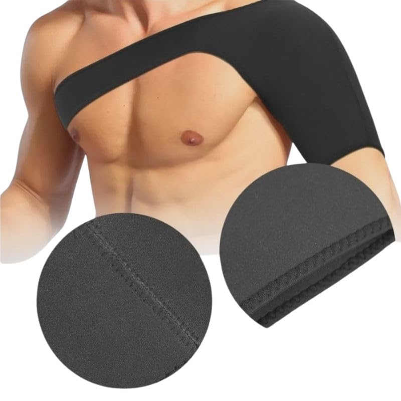 Ombreira Ortopédica Suporte Ombro Clavícula Neoprene Ajustável - Alívio de Dores, Prevenção de Lesões e Recuperação Muscular