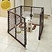 North States MyPet 7 Sq. Ft. Stages Indoor and Outdoor Petyard: Weather Resistant 4-Panel Pet Enclosure. Freestanding (26