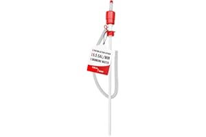 TERA PUMP TRDRUM20 Emergency BPA-Free Drinking Water Drum Siphon Pump (5.5 GPM) for 55 Gallon Drums