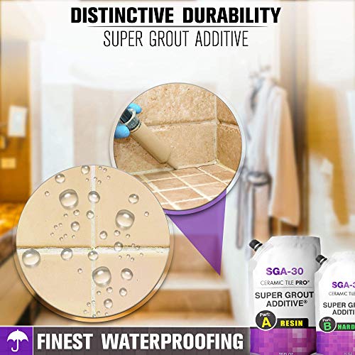 SGA 30 Super Grout Additive Premium Waterproof Tile Grout Repair Kit