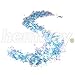 Hemway Mermaid Blue Mix Glitter Chunky Multi Purpose Dust Powder Arts & Crafts Wine Glass Decoration Weddings Flowers Cosmetic Face Eye Body Nails Skin Hair Festival 100g