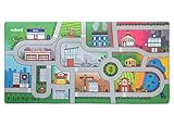 Milliard Kids Rug Car Road Play Mat - Jumbo: 39 x 79