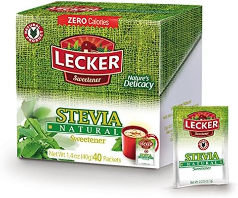 Lecker Stevia Natural Sweetener (Pack of 4)