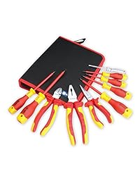 BOOHER 0200101 10-Piece Insulated Juego de herramientas para electricista