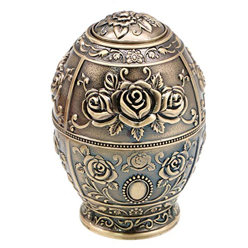 WSSROGY Retro Automatic Toothpick Holder Protable Push Style Vintage Embossed Toothpick Dispenser Box for Home Hotel Decoration