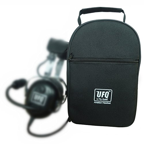 UFQ A48 Top Sky Studio ANR aviation headset light weight headset great ANR aviation headset clear communication pilot headset and Mp3 Input bose grade Hi-Fi sound for music free with pilot headset bag