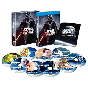 【Amazon.co.jp限定】 スター・ウォーズ コンプリート・サーガ ブルーレイコレクション(9枚組) (初回生産限定) (Amazonロゴ柄オリジナルケース付) [Blu-ray]