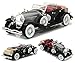 GreenLight 1:18 Scale Duesenberg II SJ - Silver and Black (Item 13504)