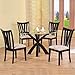 Coaster Home Furnishings 101072 Casual Dining Chair (Set of 2), Brown/Beige