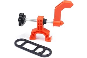 LIZHOUMIL Portable Bicycle Wheel Truing Stand, Bike Rims Adjustment Tools, Mini Simple Compact Lightweight Bike Wheel Repair Tools Tuning Tool Orange