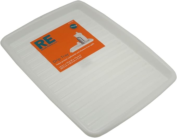 1 X 2 Room Essentials White Kitchen Drip Spill Trays Cupboard Drawer