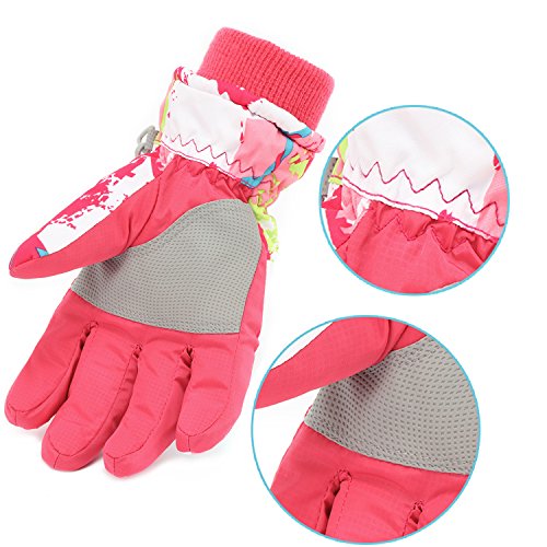 image for Ski Gloves,RunRRIn Winter Warmest Waterproof and Breathable Snow Glove