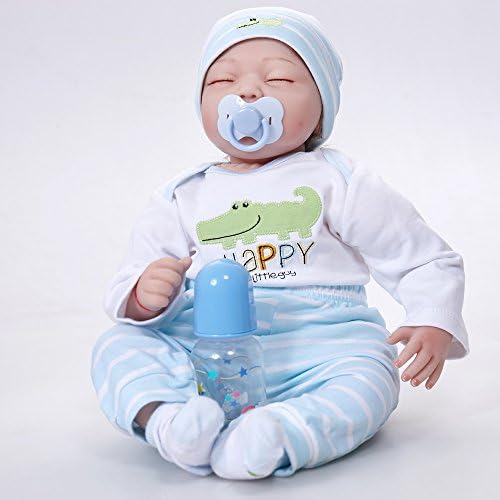 22''Handmade Lifelike Baby Girl Doll Silicone Vinyl Reborn Newborn Dolls+Clothes …