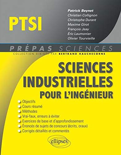 sciences industrielles pour l'ingenieur ptsi by (Paperback)