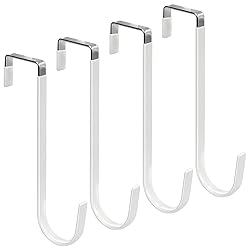 FYY Over The Door Hooks, 4 Pack Upgraded Long Door
