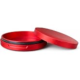 TYNZZ Metal ZYN Container Accessory for ZYN | Pouch Holder | Smell Proof Storage Can | (Red SINGLE LAYER)