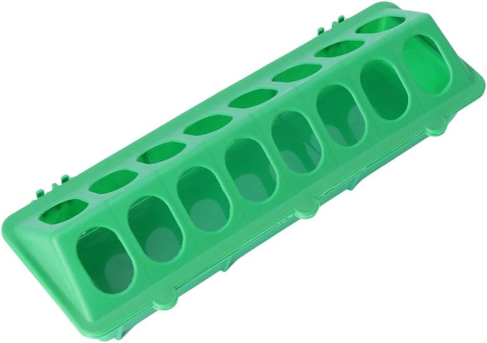 Tandou Plastic Flip-Top Bird Poultry Trough Feeding Chicken Animal Farming Tool Case