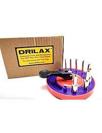 drilax Broca agujero sierra Guía Jig accesorio para azulejos, vidrio, Acuarios, mármol, granito, cerámica, Porcelana, 8 pcs 5 32" 13 64" 15 64" 1 4 inch 5 16" 3 8" 15 32" 1 2" Diamond Bits incluidos