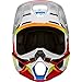 Fox Racing V1 Motif Youth Boys Off-Road Motorcycle Helmet - Red/White / Large