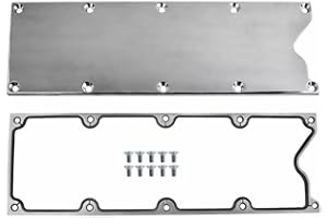 ZIDUASNEB 551629 LS Gen 3 Valley Pan Cover Plate Endxedo Low Profile Custom Knock Sensor w/Bolts for LSX LS1 LM7 LR4 LQ4 LS6 L59 LQ9 LM4 L33 (White)