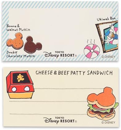 Amazon Co Jp ディズニーリゾート パークフードデザイン ふせんセット 付箋 メモ 文具 ステーショナリー 東京ディズニーリゾート限定 ホビー