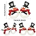 JAYKIDS 16PCS Christmas Glasses Party Favors Christmas Tree Hanging Ornaments Decorations Photo Booth Props Xmas Party Decorations Eyeglasses Frame for Christmas Holiday Party Supplies
