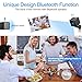 Bluetooth Wifi Mini Spy Hidden Camera, ZZCP Wireless HD 1080P Portable Covert Home Nanny Cam with Motion Detection, Night Vision and Bluetooth Speaker， Indoor Outdoor Small Live Stream Security Camera
