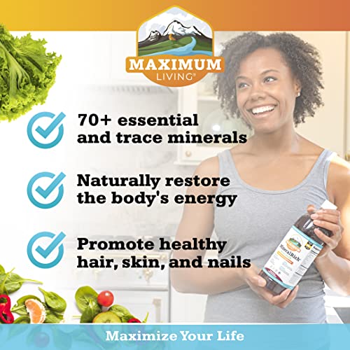 Maximum Living MineralRich Minerals Supplement With Aloe Liquid Blend
