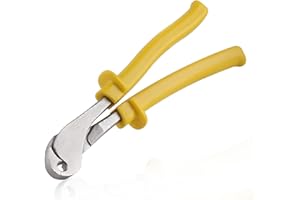 SPEEDWOX J-Clip Pliers Kit - Yellow J-Clips & Pliers for Rabbit Cage Wire Binding