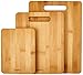 Amazon Basics 3-Piece Bamboo Cutting Board Set