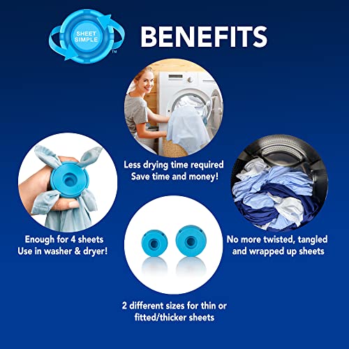 Sheet Simple Bed Sheet Detanglers No More Twisted, Tangled, Balled Up Bed Sheets Works in