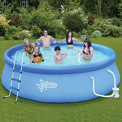 summer escapes inflatable pool