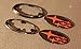 Front & Rear Glossy Badge Emblem For 2011-Up Compatible with Impreza Models (Aftermarket Product NOT OEM) (Red)