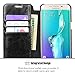 OCASE Galaxy S6 Edge Plus Case [Slim Fit] Leather Wallet Case - for Samsung Galaxy S6 Edge Plus Devices -Black