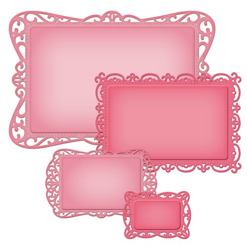 Spellbinders S5-158 Decorative Elements Nestabilities Timeless Rectangles Die Templates