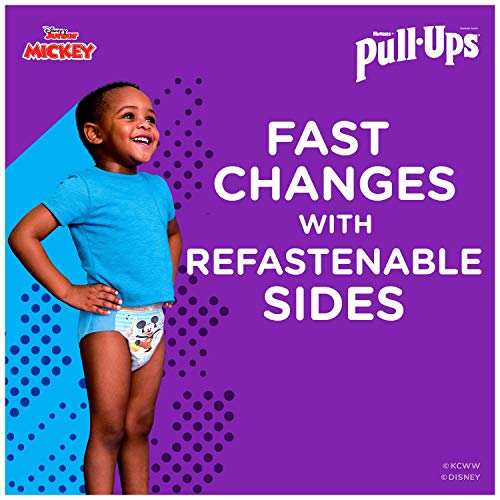 PullUps Boys' Potty Training Pants Training Underwear Size 6, 4T5T, 99 Ct, One Month Supply