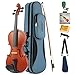 Eastar EVA-1 Solid 1/4 Natural Violin Set For Kid Beginner Student with Hard Case, Rosin, Shoulder Rest, Bow, Clip-on Tuner and Extra Strings