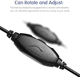 LLM 3.5mm Headset with Noise Canceling Mic, In-Line Controls, PC Gaming view 4