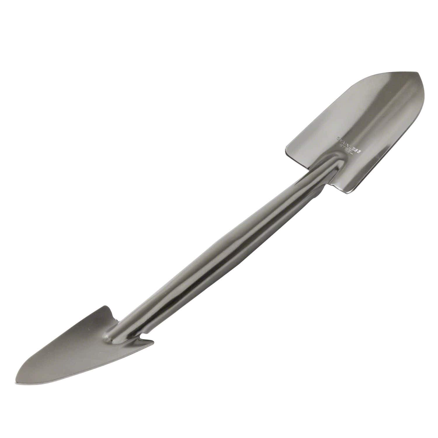 Wazakura Curved Mini Bonsai Soil Scoop, 255mm Stainless Steel Tool for Shohin & Small Bonsai, Repotting, Soil Handling & Precision Gardening, Silver, Made in Japan