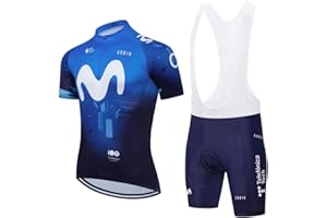 X-CQREG Cycling Jersey Men Set Bib Shorts Set Summer Mountain Bike Bicycle Suit Anti-UV Bicycle Team Racing Uniform Clothes