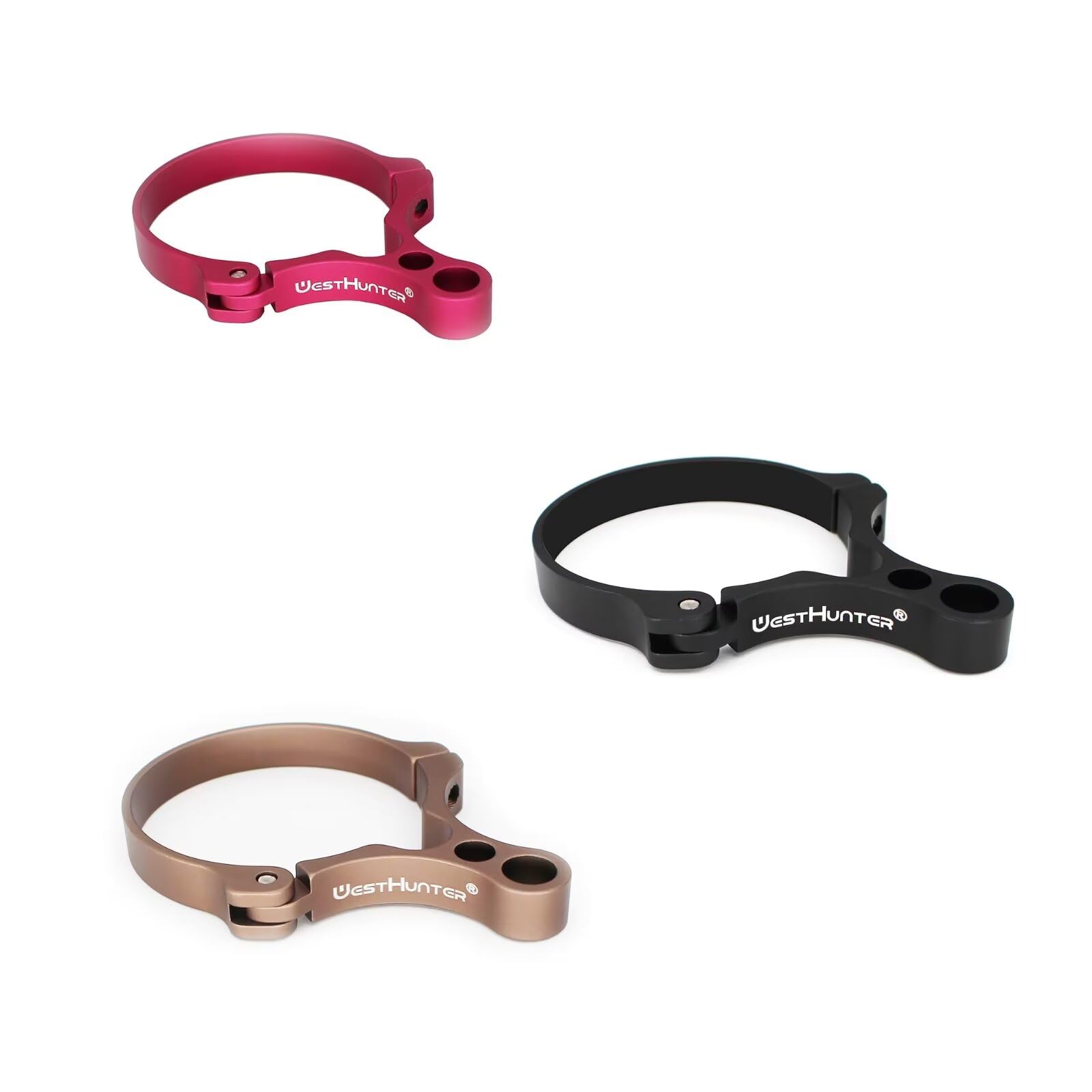 WestHunter Optics 46 mm Riflescope Switchview Throw Levers | with Notch, 3 Colors/Pack