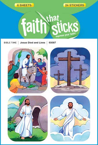 Jesus Died and Lives (Faith That Sticks Stickers) by